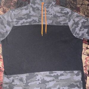 Ideology Grey Camo/Black/Orange Pullover Hoodie